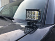 Cali Raised LED LED Light Mount Kits Low Profile LED Ditch Light Brackets Kit For 2005-2015 Toyota Tacoma