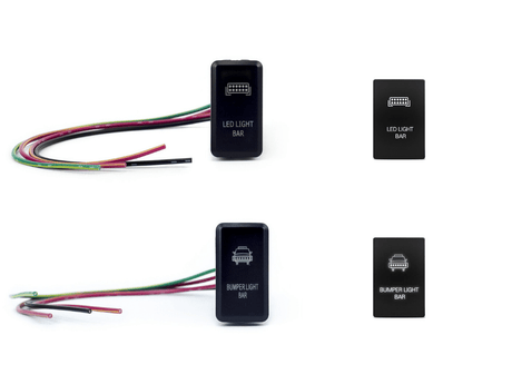 Cali Raised LED LED Light Mounts/Combos 32" Lower Bumper Flush Slim Light Bar Kit For 2016-2023 Toyota Tacoma