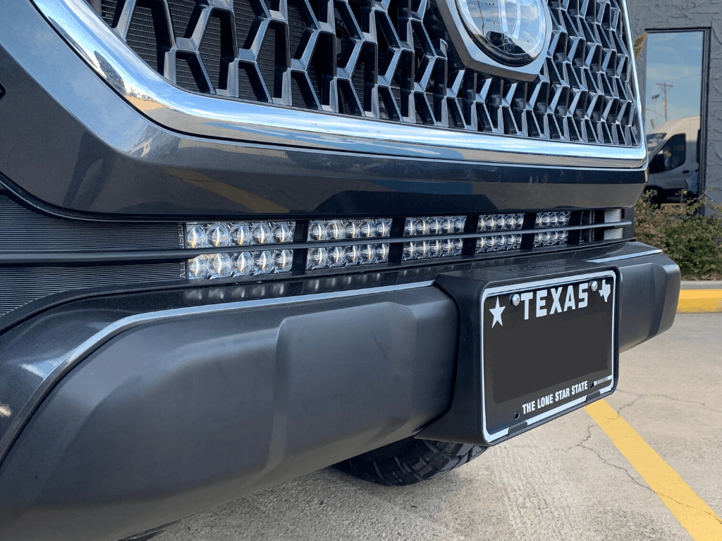 Cali Raised LED LED Light Mounts/Combos 32" Lower Bumper Hidden LED Light Bar Kit Fits 2016-2023 Toyota Tacoma
