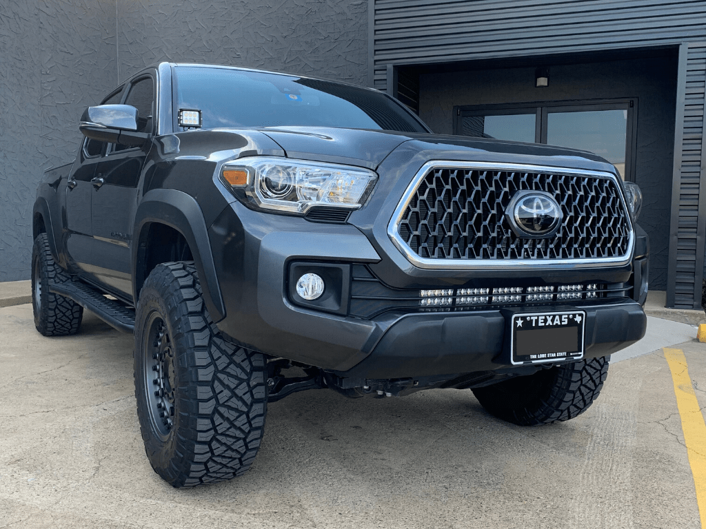 Cali Raised LED LED Light Mounts/Combos 32" Lower Bumper Hidden LED Light Bar Kit Fits 2016-2023 Toyota Tacoma