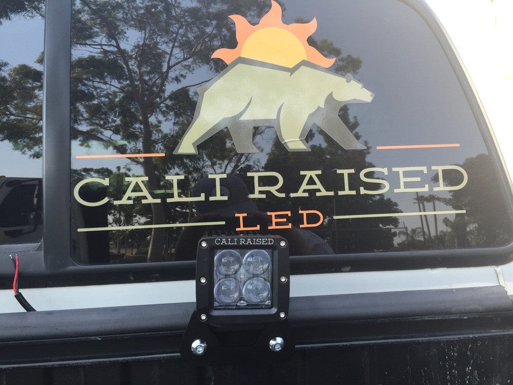 Cali Raised LED LED Light Mounts/Combos Bed Rail LED Pod Brackets Kit For Toyota Truck