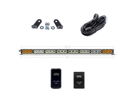 Cali Raised LED LED Light Mounts/Combos Dual Function Amber/White LED Light Bar Prinsu Mounting Bracket Kit