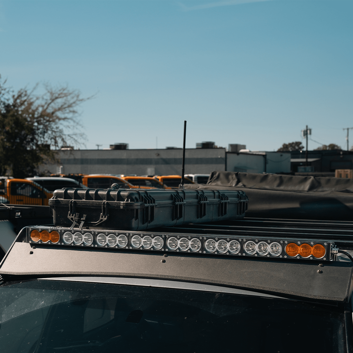 Cali Raised LED LED Light Mounts/Combos Dual Function Light Bar Sherpa Roof Rack Mounting Bracket Kit