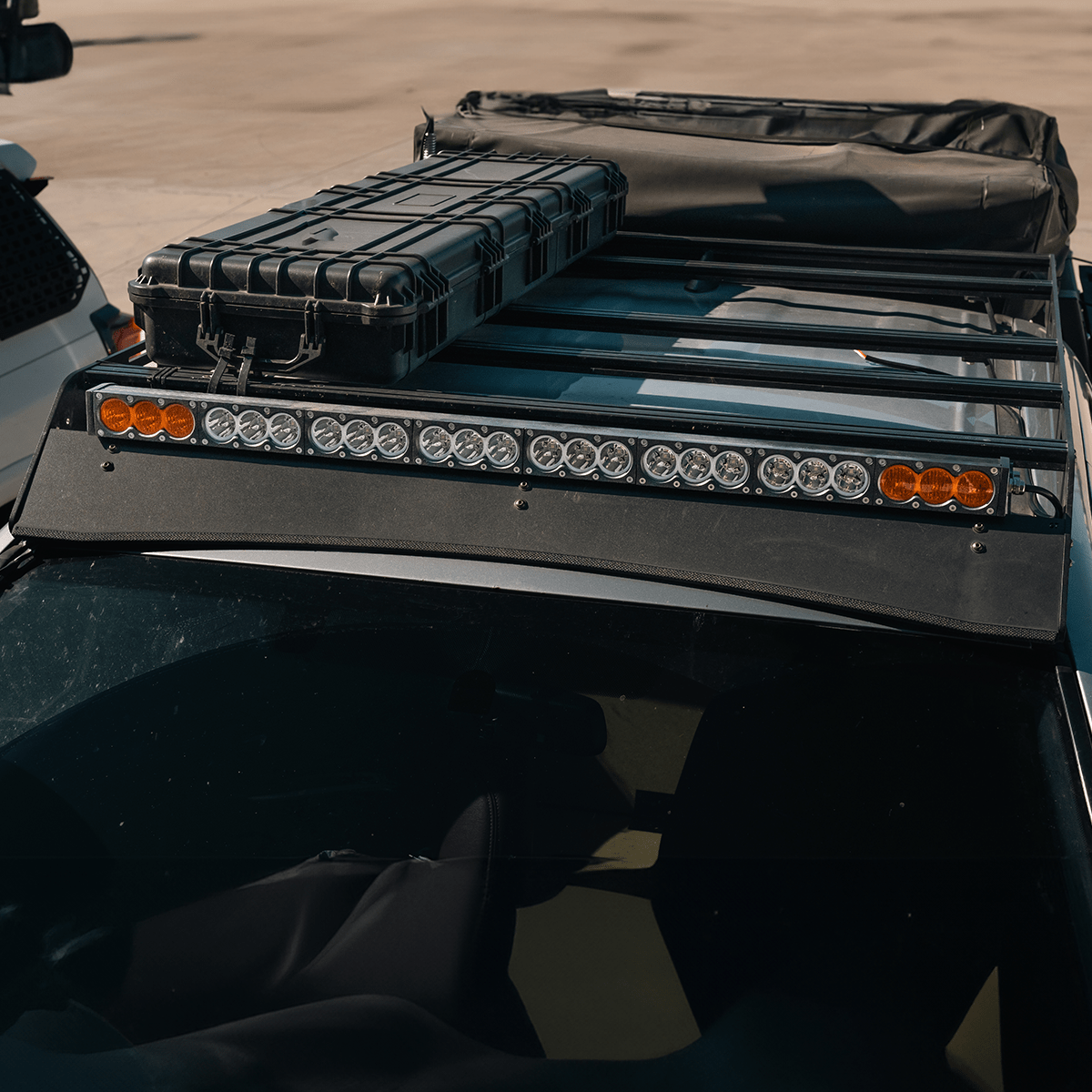 Cali Raised LED LED Light Mounts/Combos Dual Function Light Bar Sherpa Roof Rack Mounting Bracket Kit