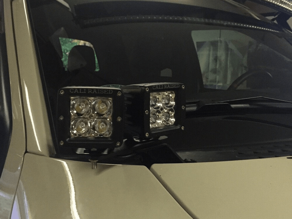 Cali Raised LED Lighting Accessories Ditch Light Bracket Extensions