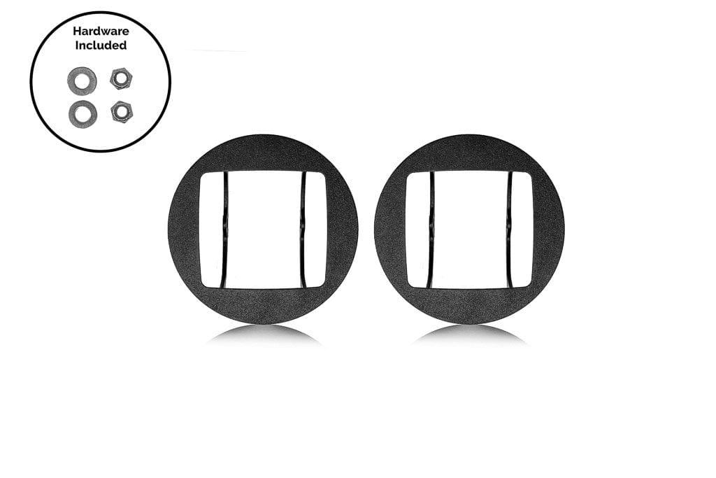 Cali Raised LED Mounting Brackets LED Fog Light Pod Replacement Mounting Brackets For 2005-2011 Toyota Tacoma