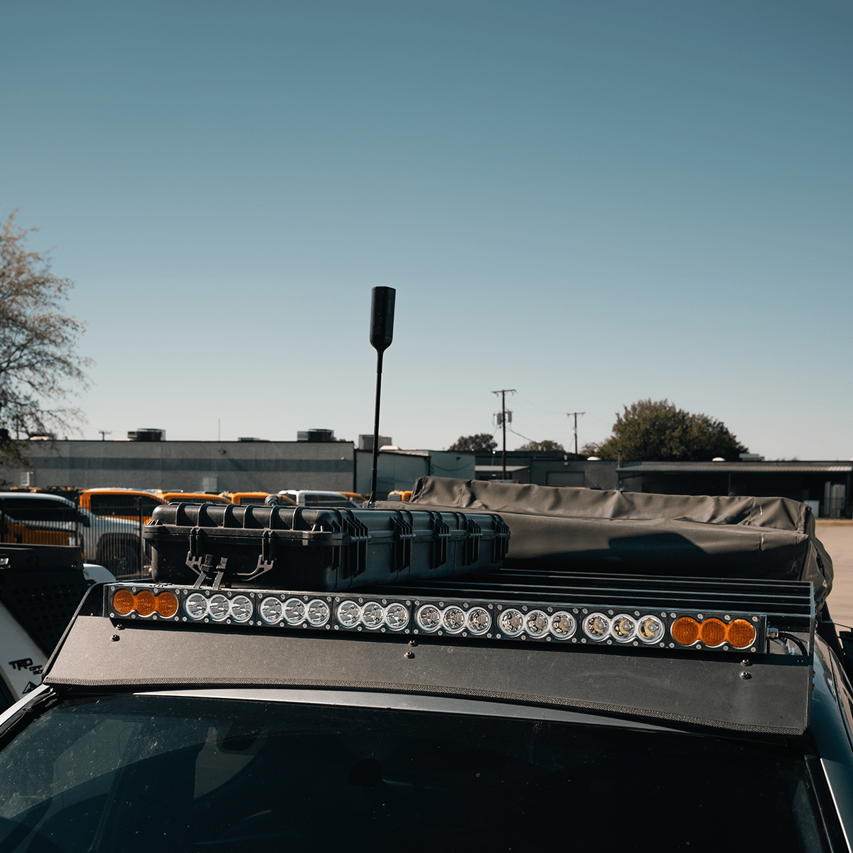 Cali Raised LED Mounting Brackets Sherpa Roof Rack Dual Function Light Bar Mounting Brackets