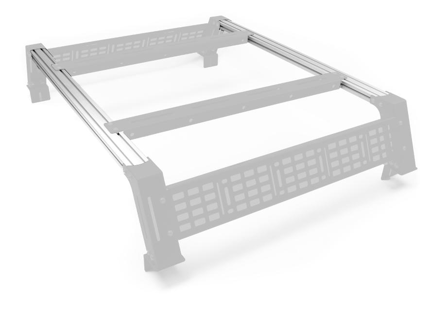 Cali Raised LED Racks Overland Bed Rack Extrusion Bars