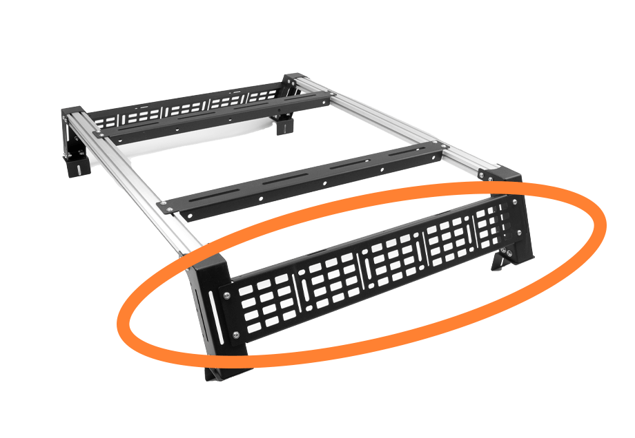 Cali Raised LED Racks Overland Bed Rack MOLLE Side Panel