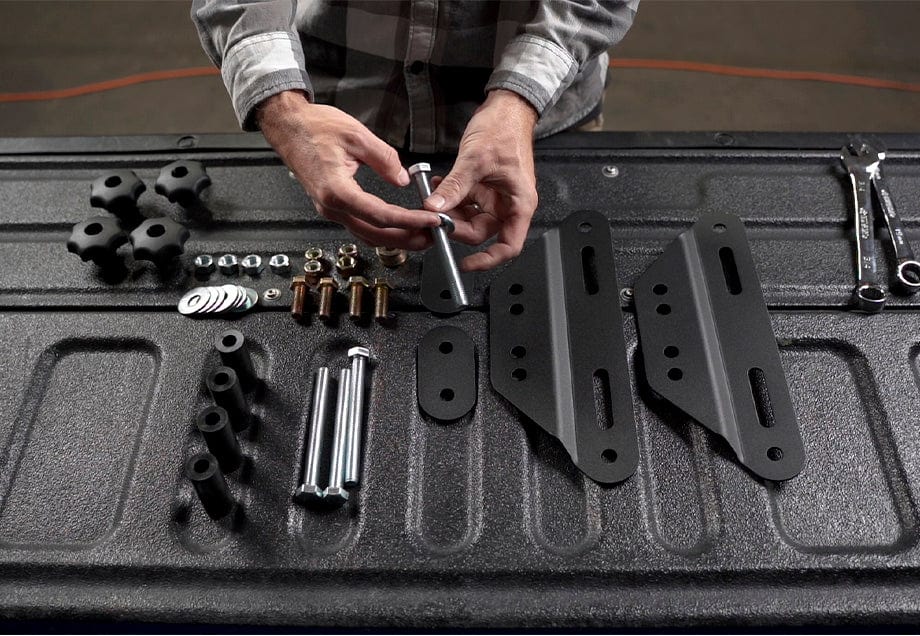 Cali Raised LED Recovery Gear Recovery Board Mounts for Bed Rack