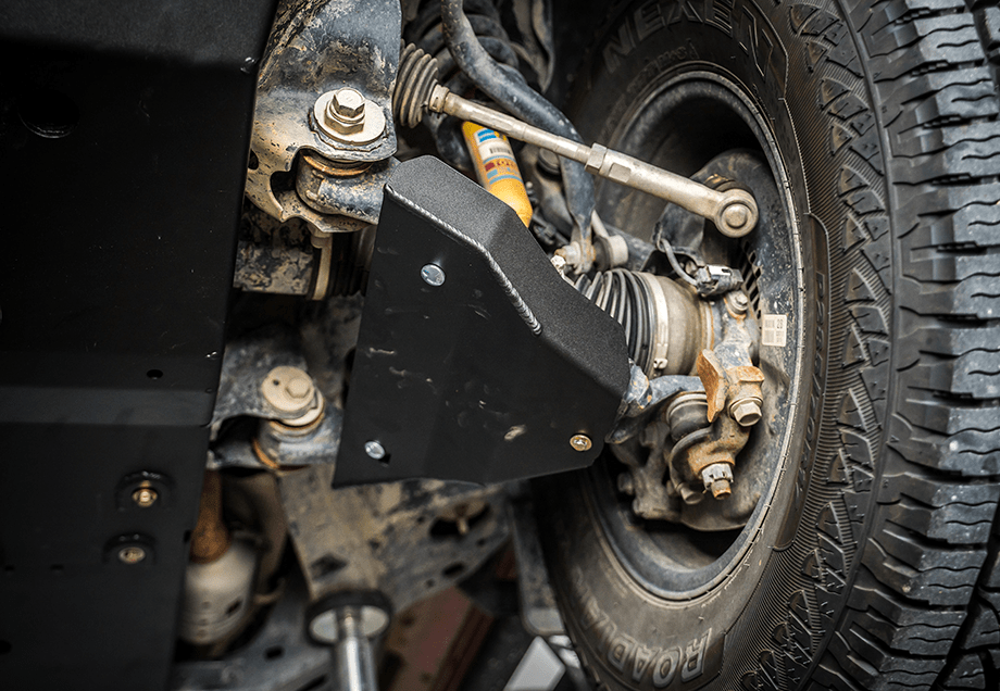 Cali Raised LED Rock Sliders/Armor Lower Control Arm Skid Plate For 2005-2023 Toyota Tacoma