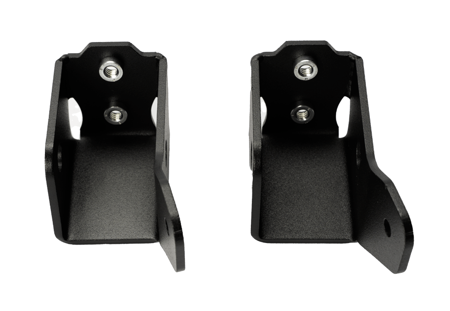 Cali Raised LED Rock Sliders/Armor Rear Shock Skid Plate For 2005-2023 Toyota Tacoma