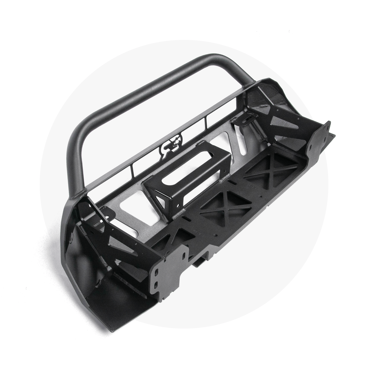 Cali Raised LED Rock Sliders/Armor Stealth Bumper For 2016-2023 Tacoma