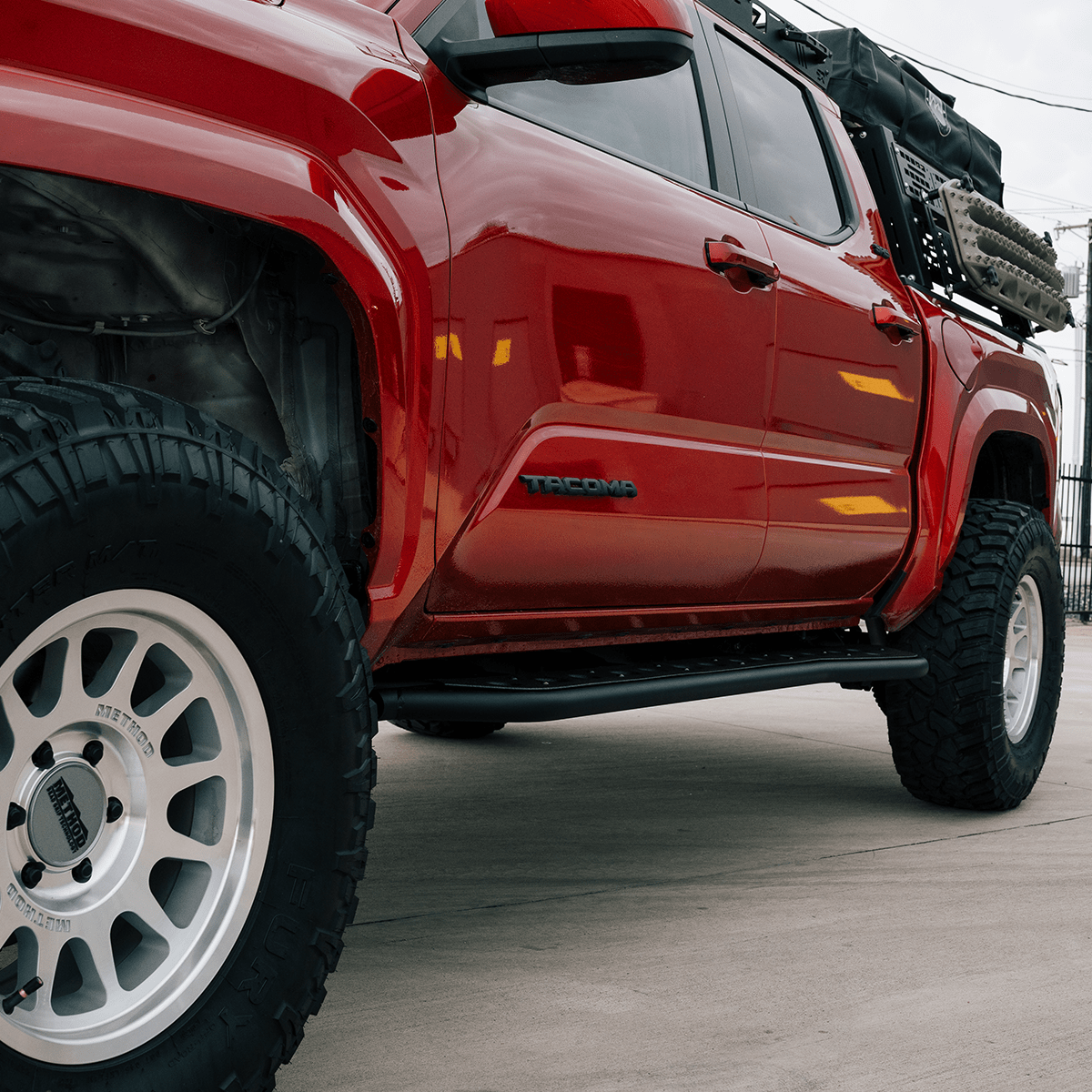Cali Raised LED Rock Sliders/Armor Step Edition Rock Sliders For 2024+ Toyota Tacoma