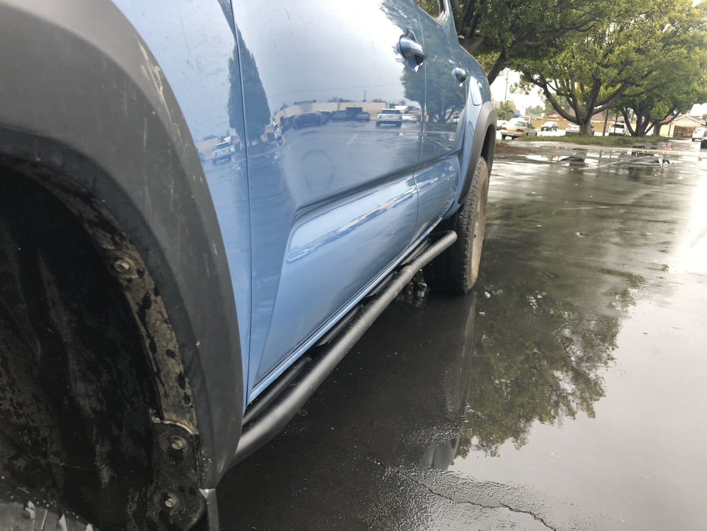 Cali Raised LED Rock Sliders/Armor Trail Edition Rock Sliders For 2005-2023 Toyota Tacoma