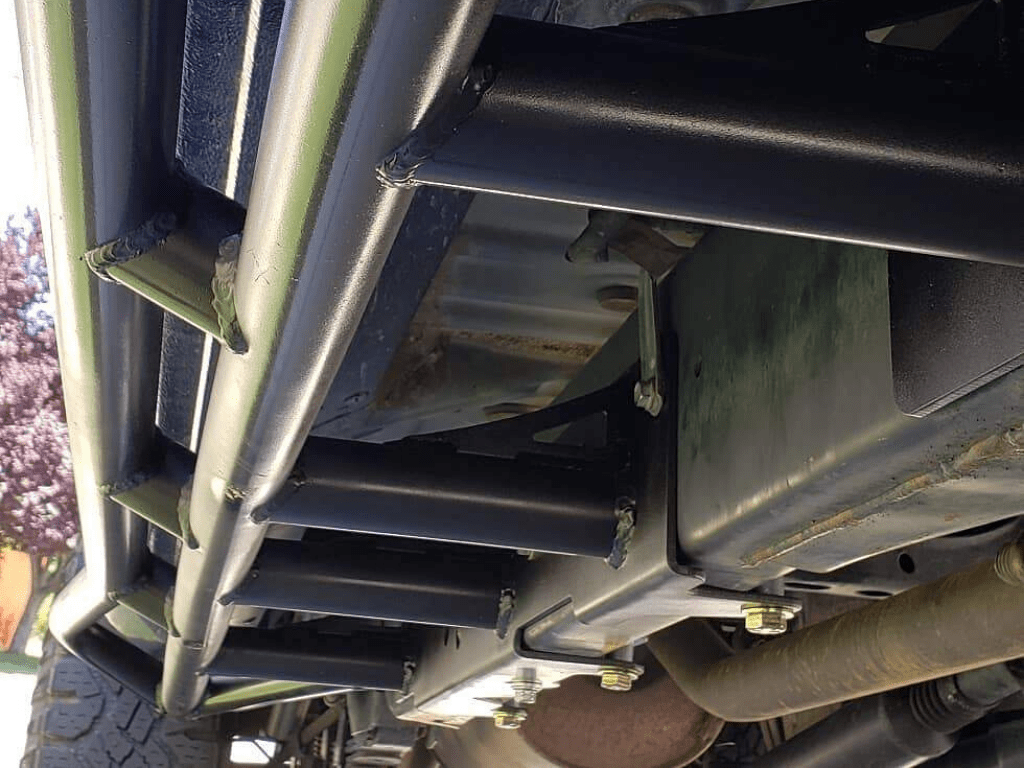 Cali Raised LED Rock Sliders/Armor Trail Edition Rock Sliders For 2005-2023 Toyota Tacoma