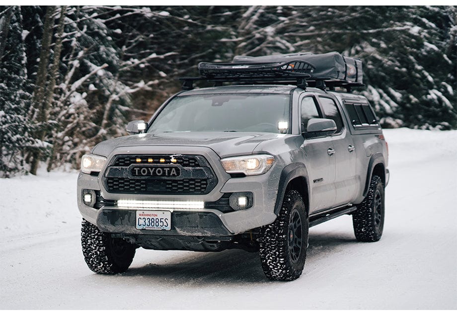 Cali Raised LED Rock Sliders/Armor Trail Edition Rock Sliders For 2005-2023 Toyota Tacoma