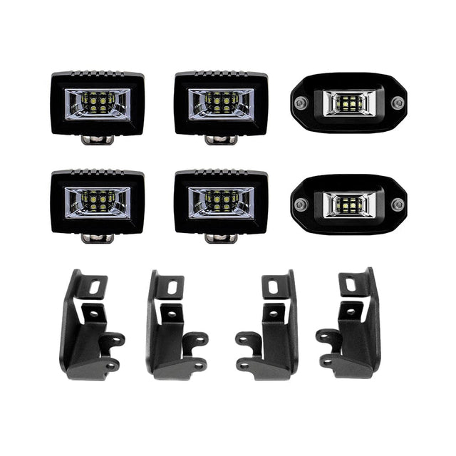 Cali Raised LED Roof Rack Accessories Premium Roof Rack 360 Lighting Kit for Tacoma and Tundra