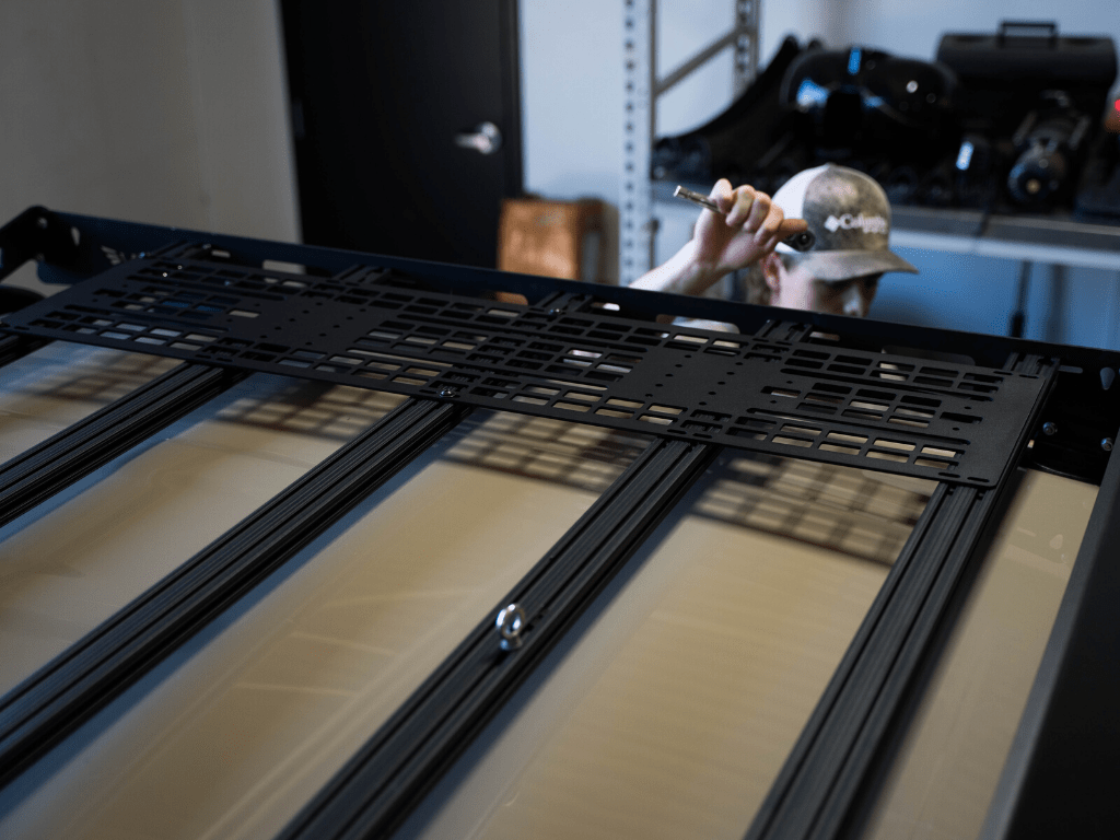 Cali Raised LED Roof Rack Accessories Victory 4x4 Roof Rack Mounted MOLLE Gear Panel