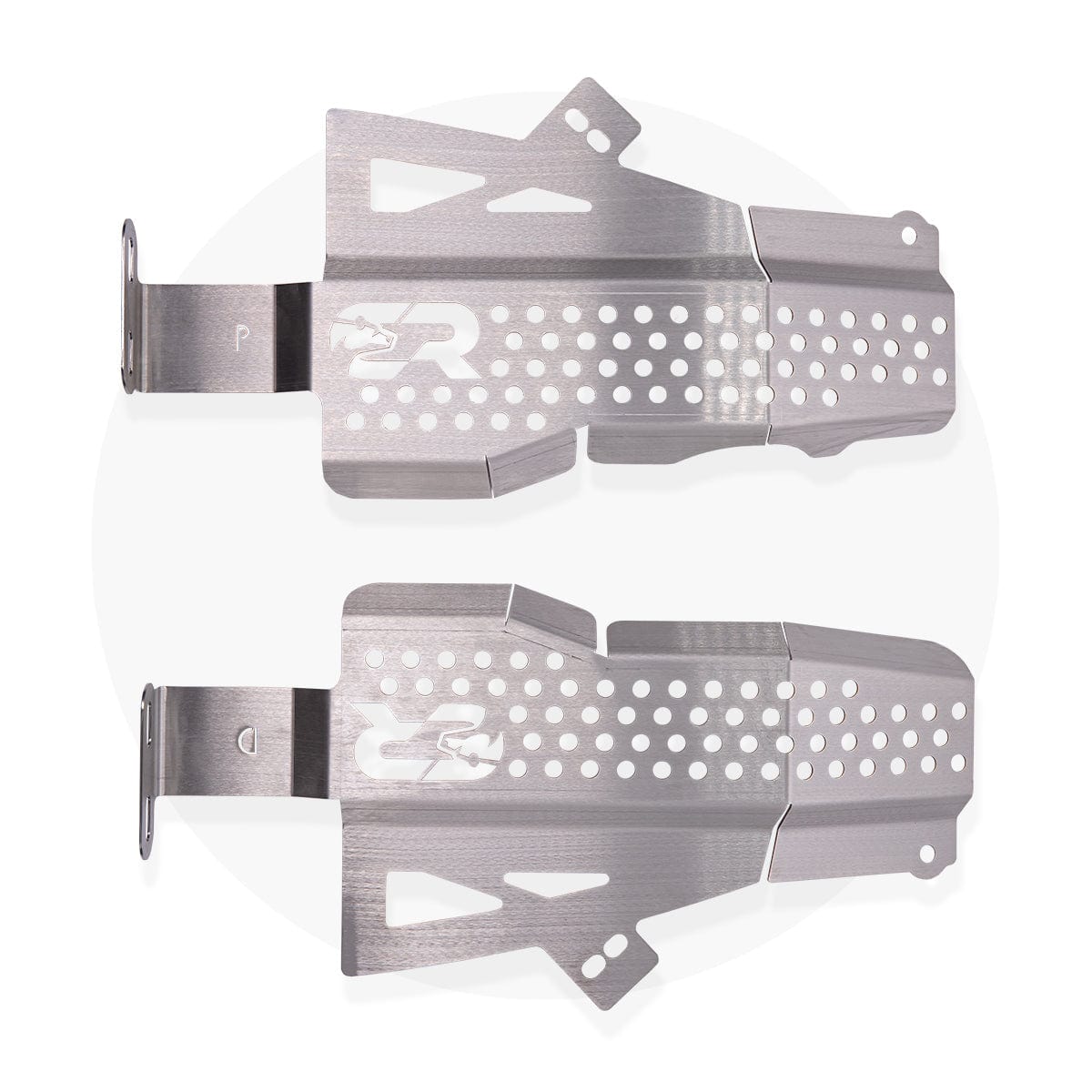 Cali Raised LED Skid Plate Catalytic Converter Shield For 2016-2023 Toyota Tacoma