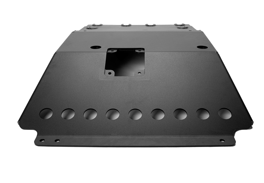 Cali Raised LED Skid Plate Front Skid Plate For 2005-2023 Toyota Tacoma