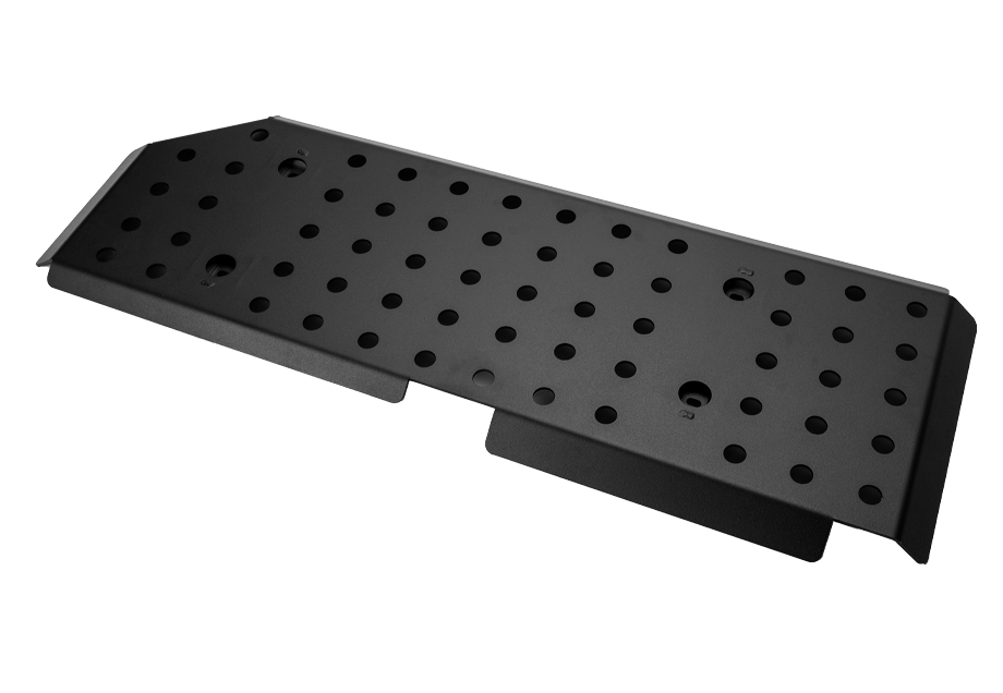 Cali Raised LED Skid Plate Fuel Tank Skid Plate For 2005-2023 Toyota Tacoma