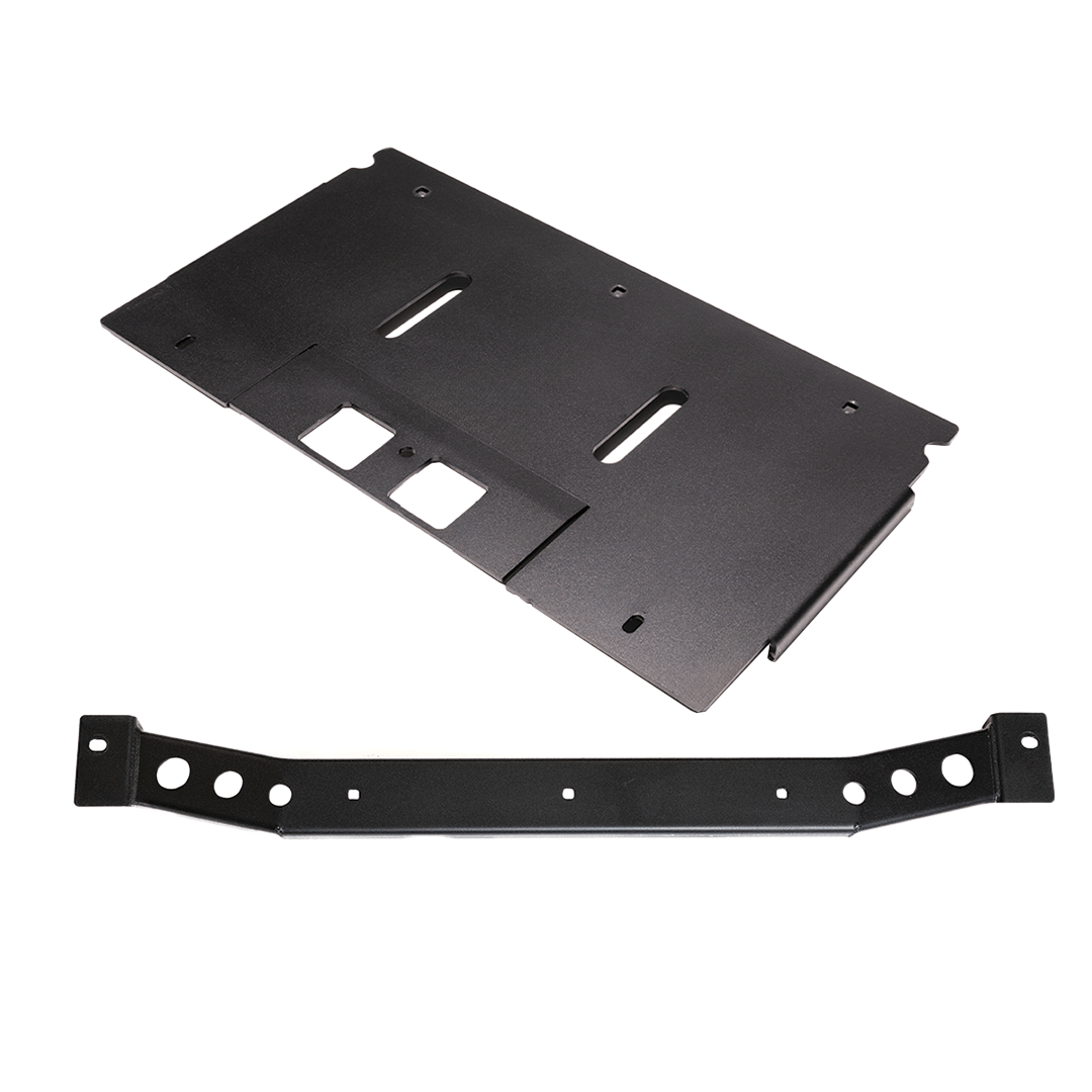 Cali Raised LED Skid Plate NON-HYBRID / Steel / Raw Transfer Case Skid Plate For 2024+ Toyota Tacoma