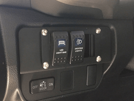Cali Raised LED Switches Rocker Switch Panel (3) For 2016-2023 Toyota Tacoma