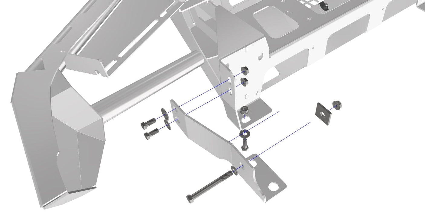 CBI/Prinsu 3RD GEN TOYOTA TACOMA DAKAR HYBRID BUMPER | 2016-2021