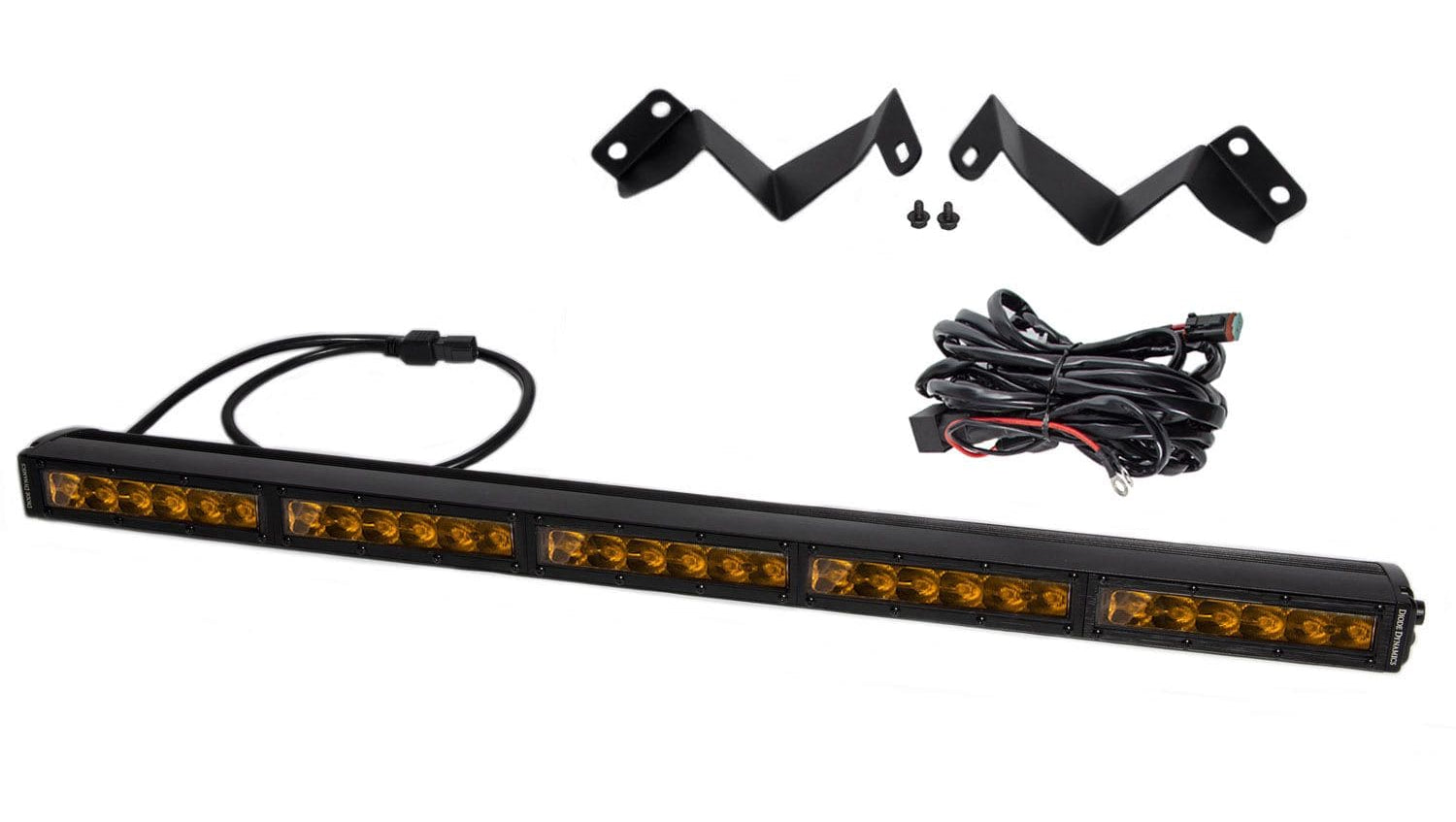 Diode Dynamics Amber Driving / One 30" Light Bar 2016-2023 Toyota Tacoma Stealth Light Bar Kit