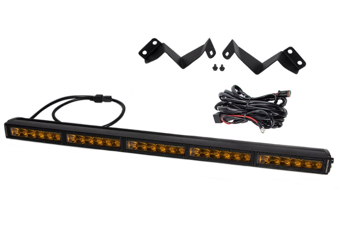 Diode Dynamics Amber Driving / One 30" Light Bar 2016-2023 Toyota Tacoma Stealth Light Bar Kit