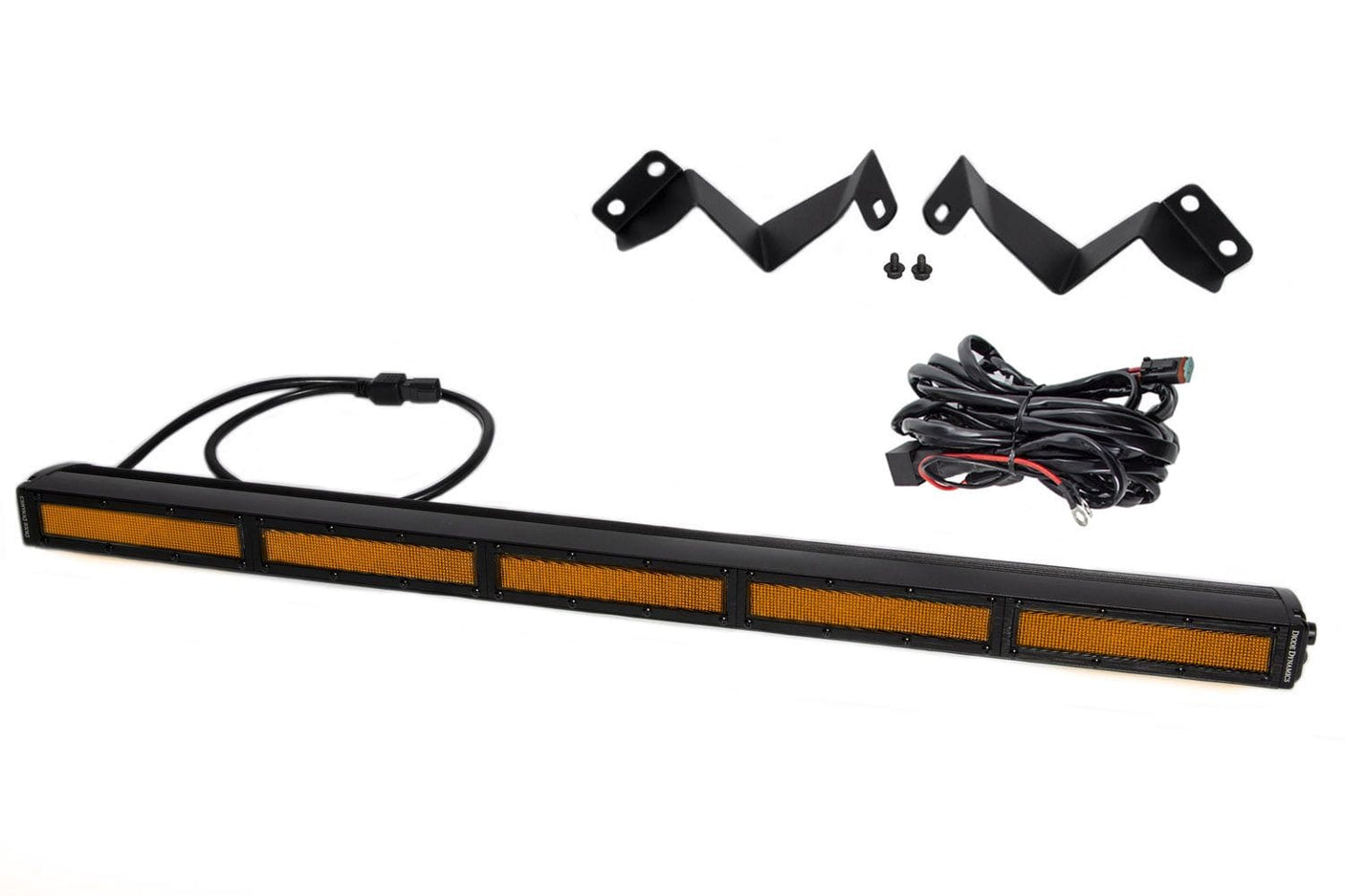 Diode Dynamics Amber Flood / One 30" Light Bar 2016-2023 Toyota Tacoma Stealth Light Bar Kit