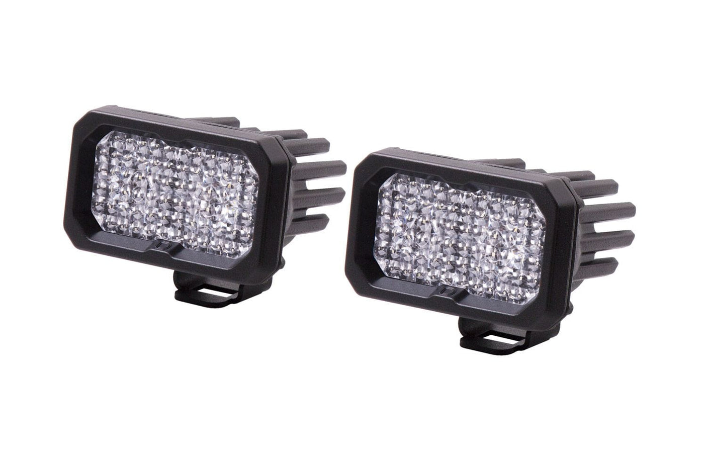 Diode Dynamics Combo / Cool White (6000K) Stage Series 2" SAE/DOT White Sport Standard LED Pod (Pair)