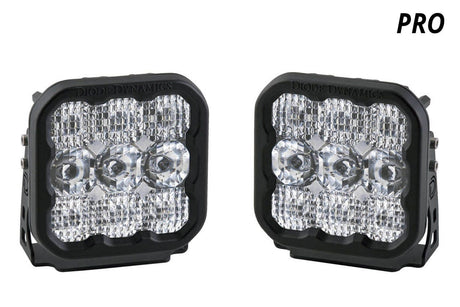 Diode Dynamics Driving Stage Series 5" White Pro LED Pod (Pair)