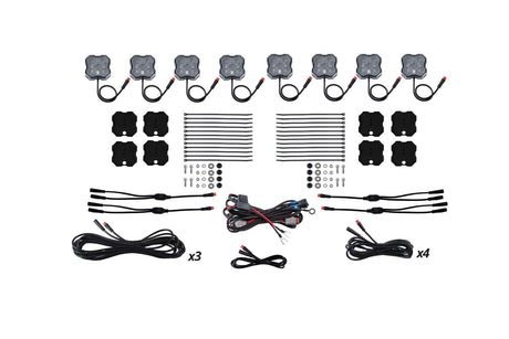 Diode Dynamics RGBW / Yes / No Stage Series LED Rock Light Kit For 2024 Toyota Tacoma