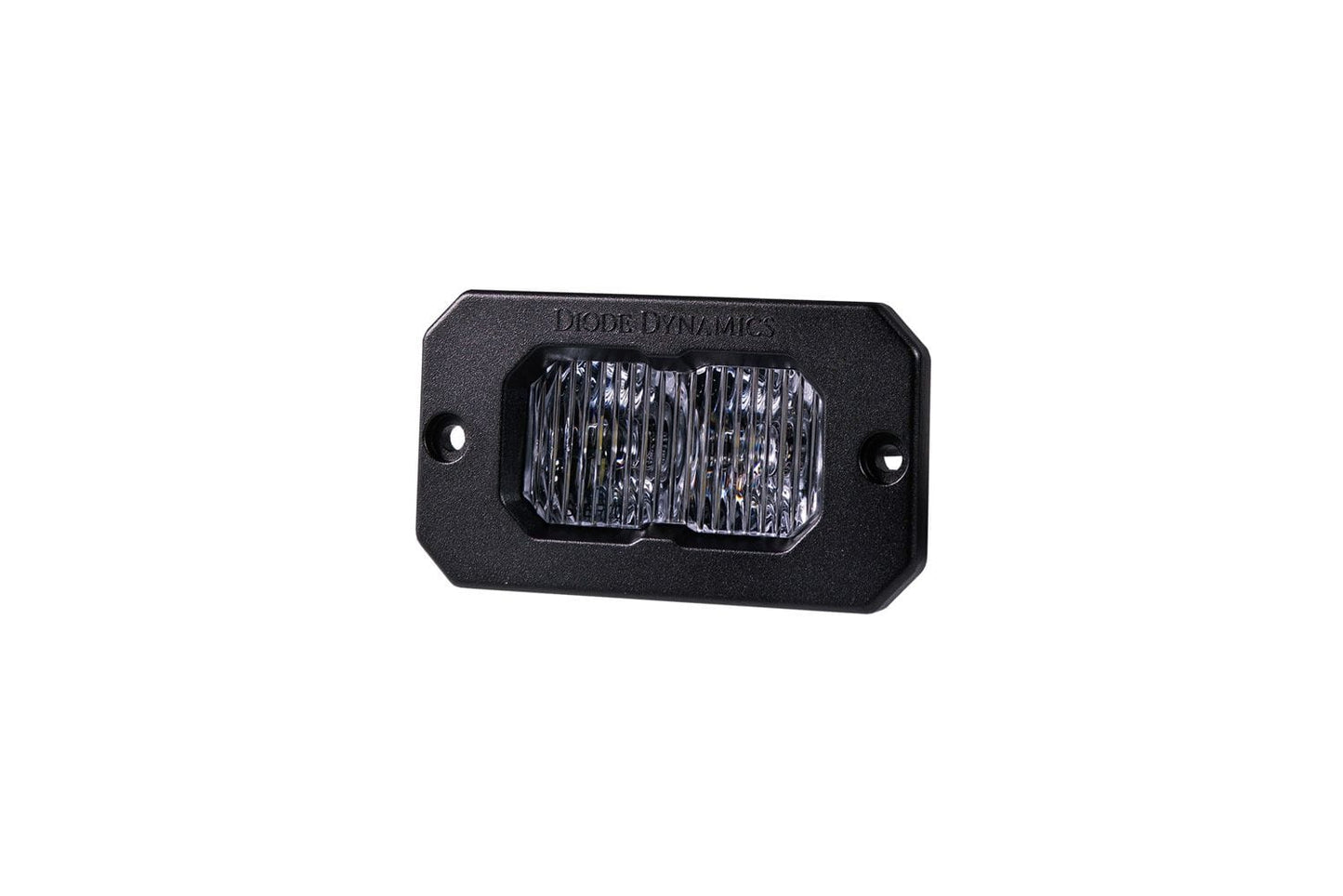 Diode Dynamics SAE Fog / Cool White (6000K) Stage Series 2" SAE White Sport Flush Mount LED Pod (One)