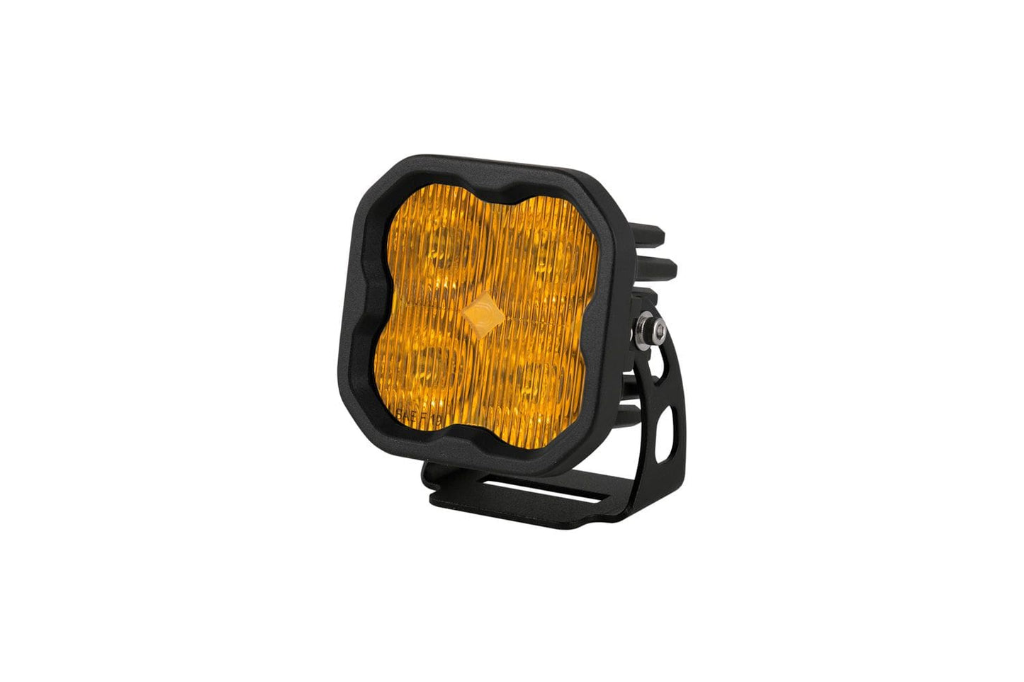 Diode Dynamics SAE Fog / None Stage Series 3" SAE Yellow Max LED Pod (One)