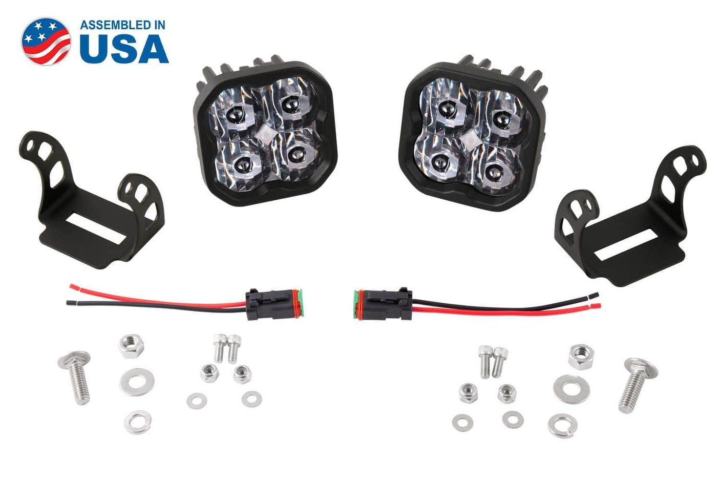 Diode Dynamics Stage Series 3" SAE/DOT White Sport LED Pod (Pair)