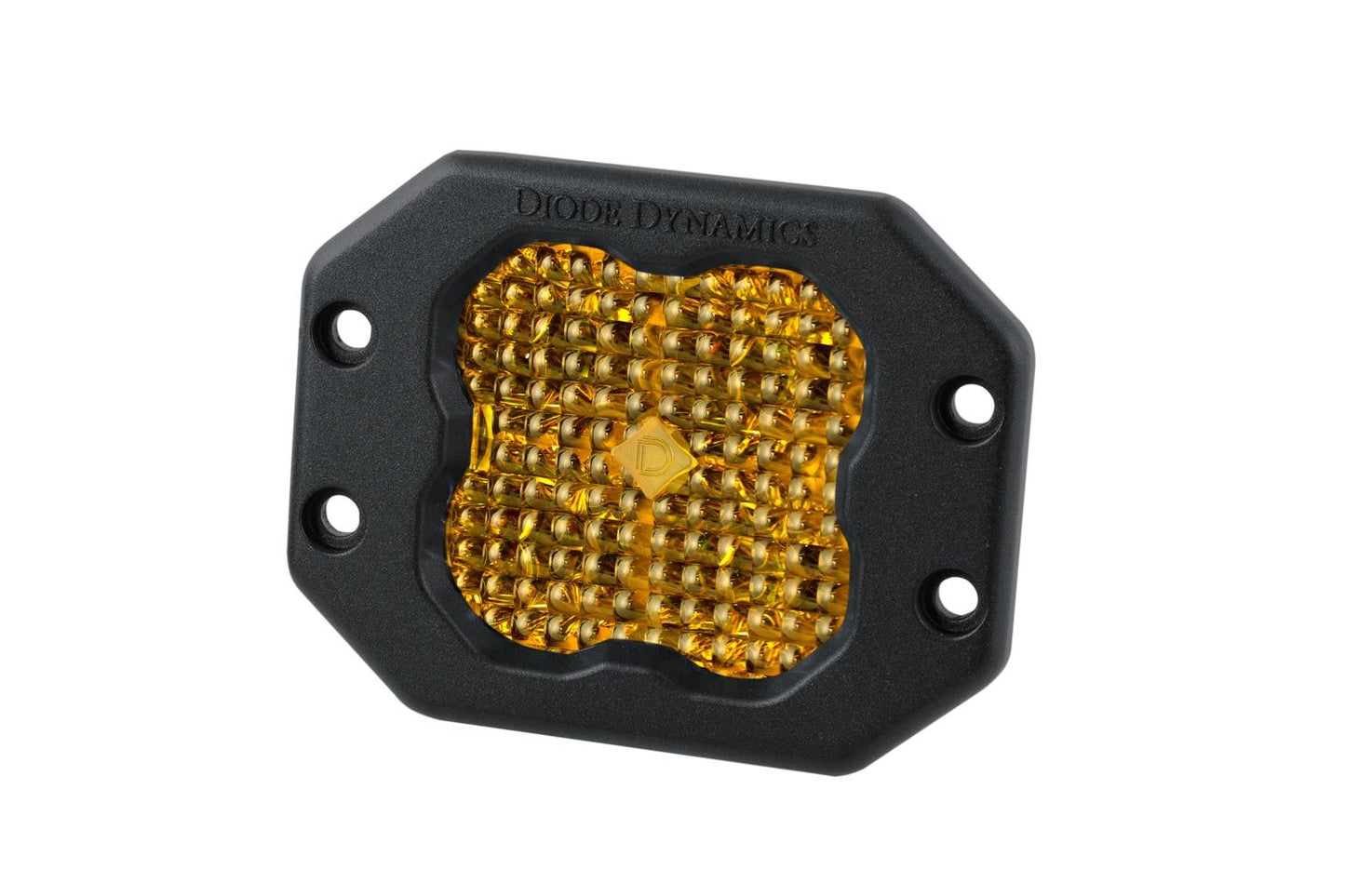 Diode Dynamics Stage Series 3" SAE Yellow Pro Flush Mount LED Pod (One)