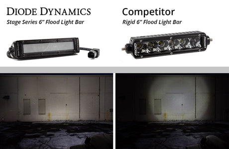 Diode Dynamics Stage Series 6" SAE/DOT White Light Bar (One)