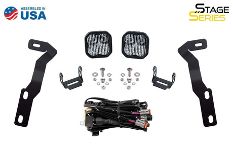 Diode Dynamics Stage Series Backlit Ditch Light Kit For 2016-2023 Toyota Tacoma