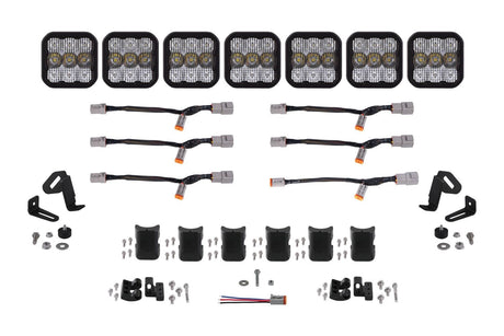 Diode Dynamics White Combo / Pro SS5 CrossLink 7-Pod LED Light Bar (One)