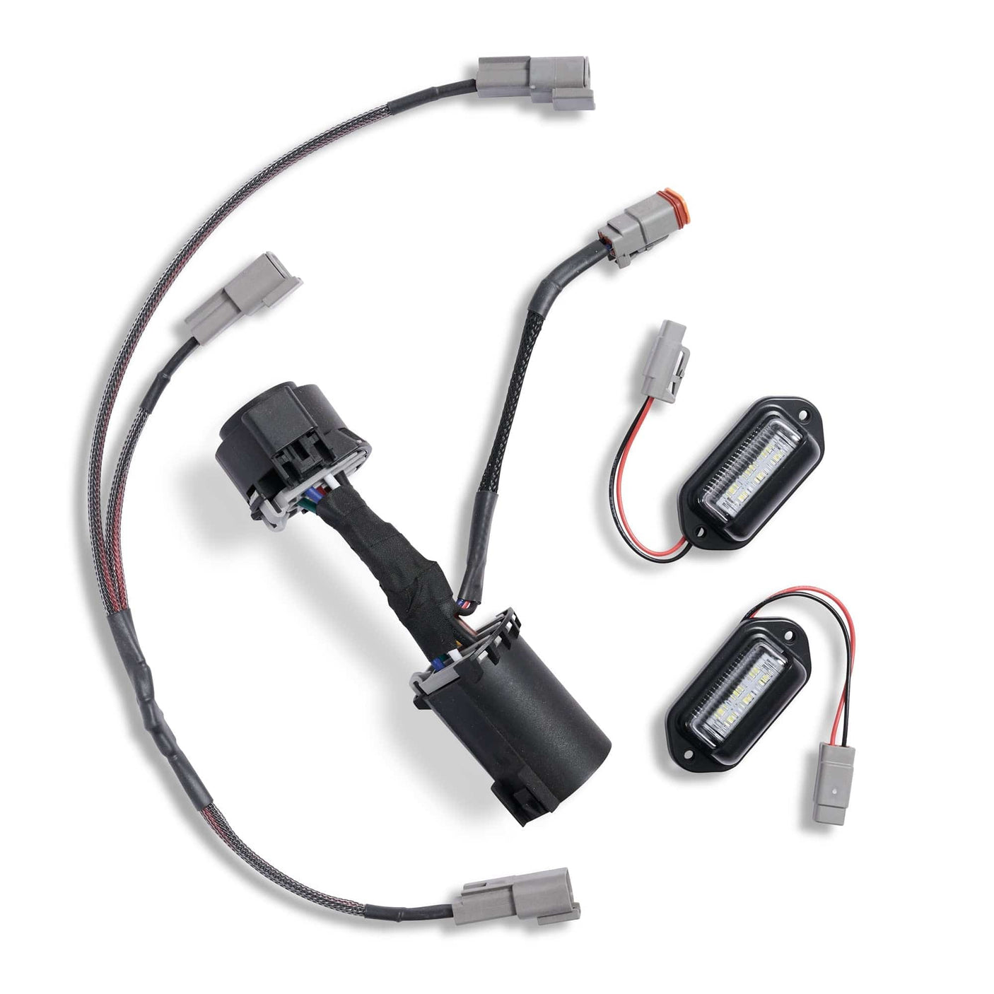 DRT Fabrication Builder Parts License Plate Wiring Harness / Toyota Tacoma / 3rd Gen / 2016-2023