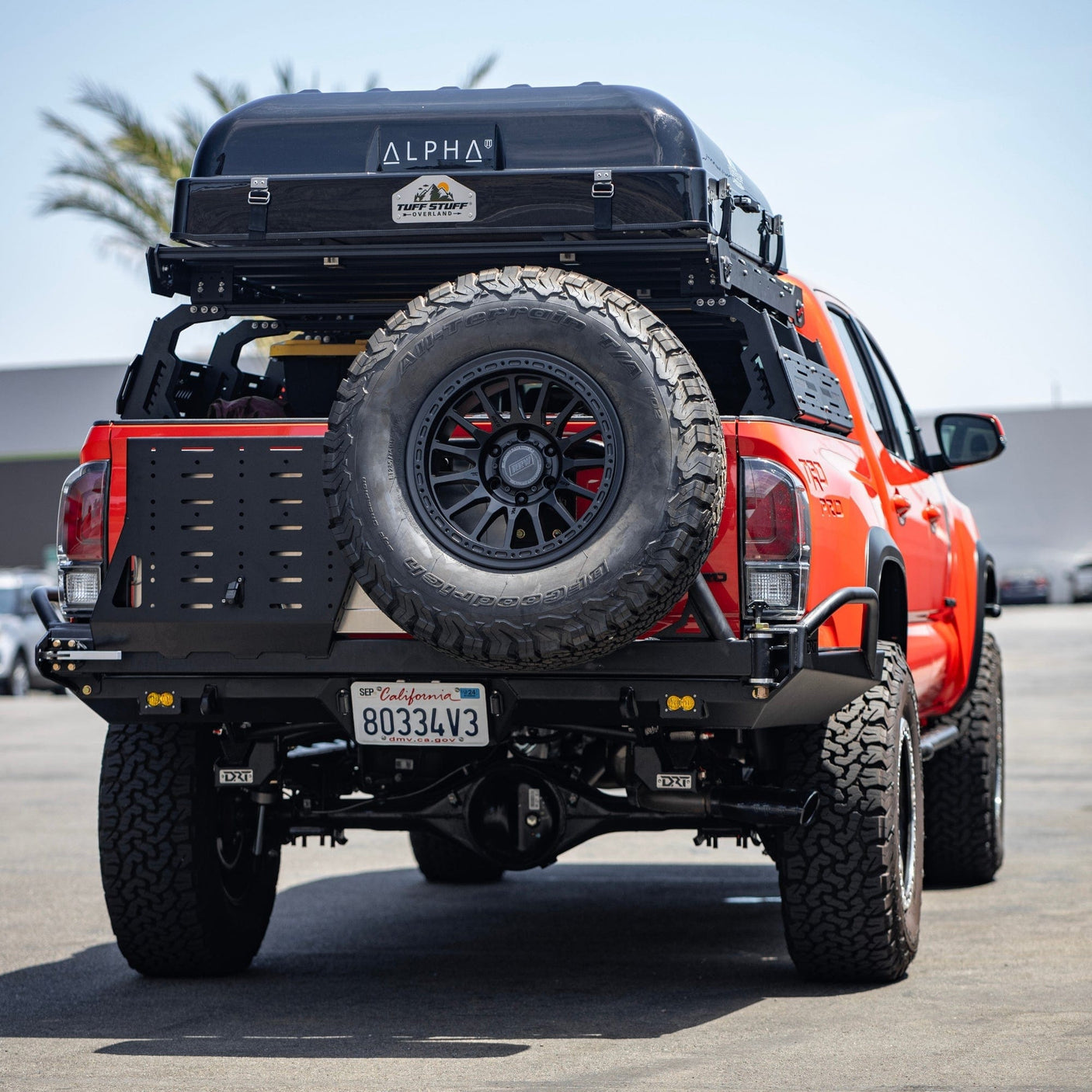 DRT Fabrication Tacoma High Clearance Rear Bumper / 3rd Gen / 2016-2023