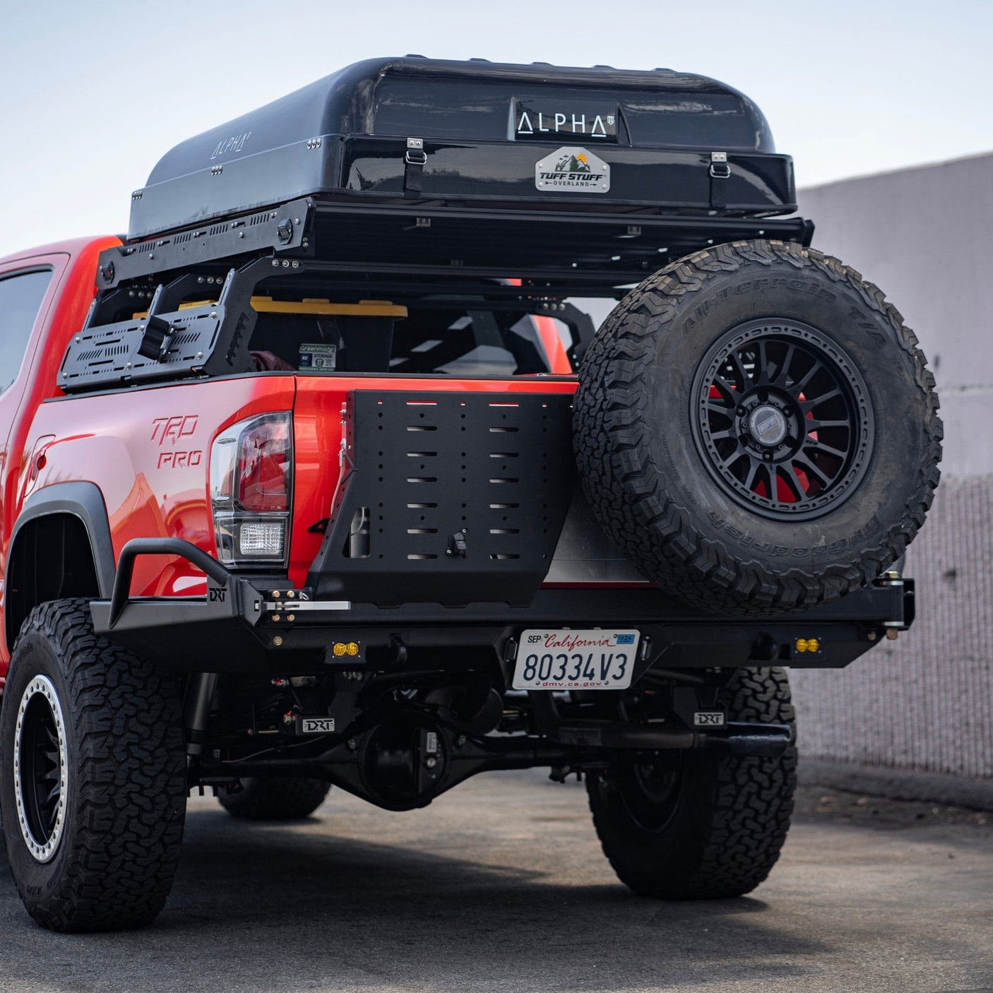 DRT Fabrication Tacoma High Clearance Rear Bumper / 3rd Gen / 2016-2023