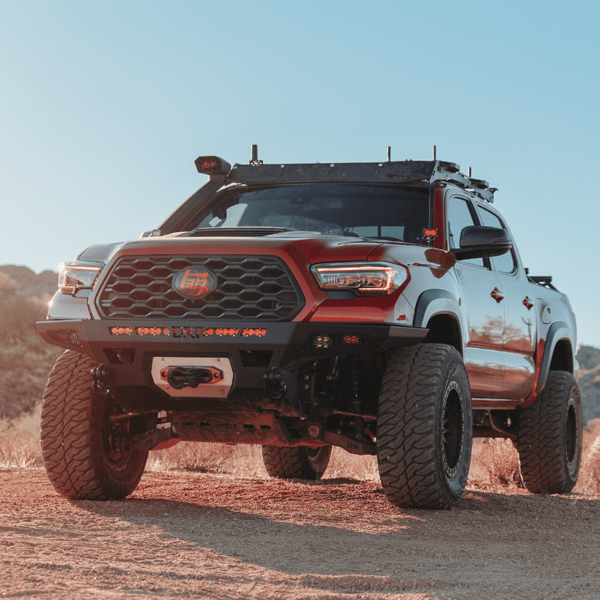 DRT Fabrication Tacoma Plated Front Bumper / 3rd Gen / 2016-2023