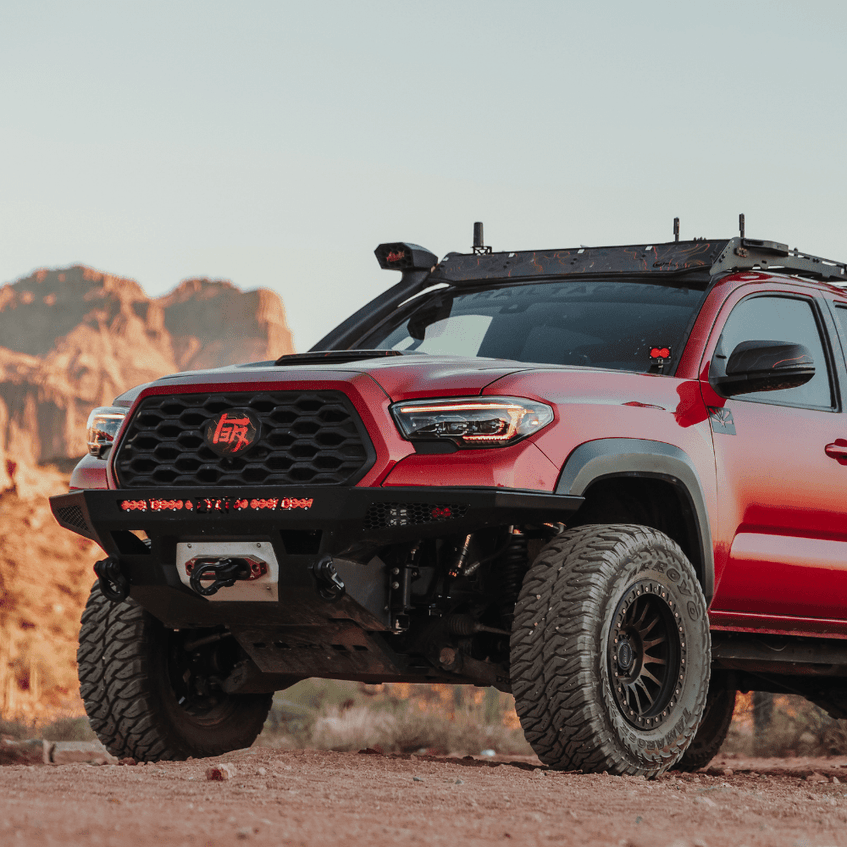 DRT Fabrication Tacoma Plated Front Bumper / 3rd Gen / 2016-2023