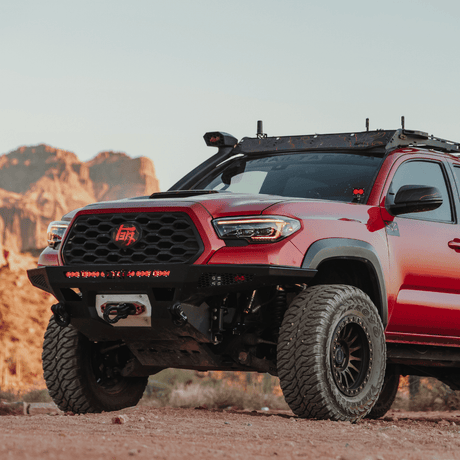 DRT Fabrication Tacoma Plated Front Bumper / 3rd Gen / 2016-2023