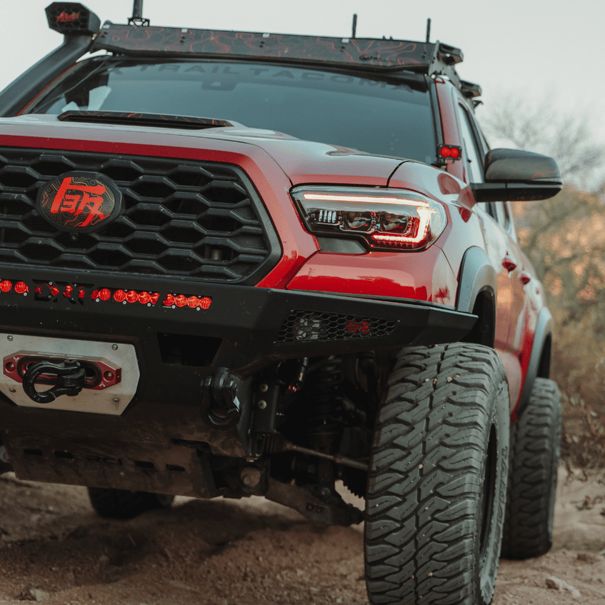 DRT Fabrication Tacoma Plated Front Bumper / 3rd Gen / 2016-2023