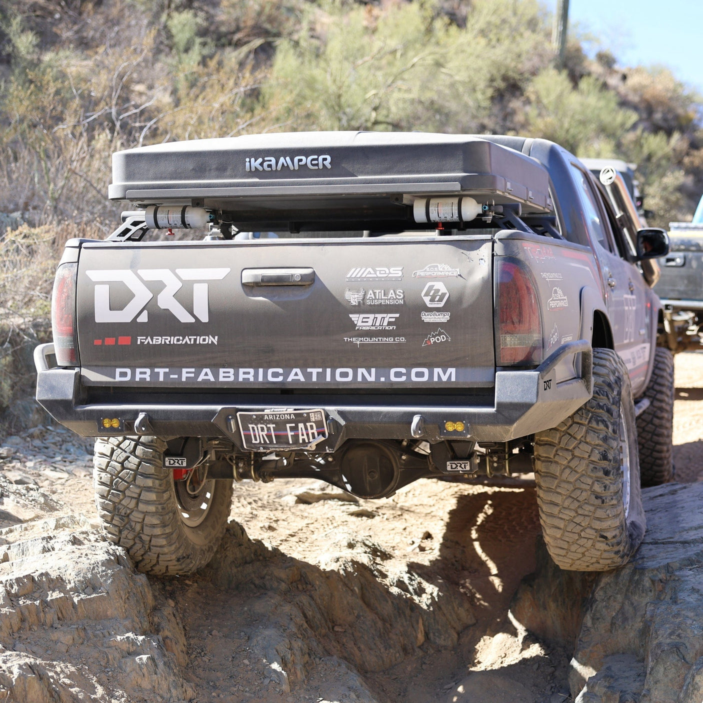 DRT Fabrication Toyota Tacoma High Clearance Rear Bumper / 2nd Gen / 2005-2015